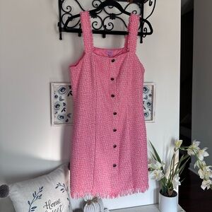 🔥 Mi Ami Pink Tweed Dress NWT